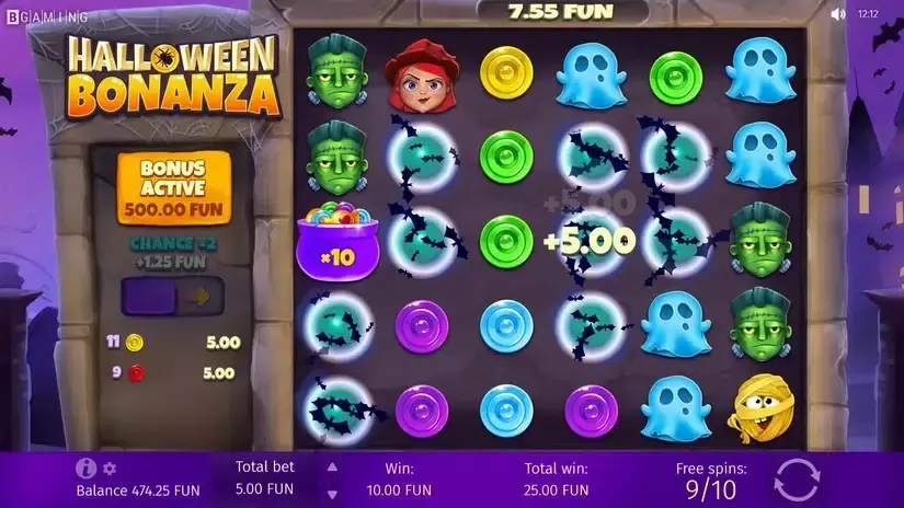 Halloween Bonanza slot screenshot 5