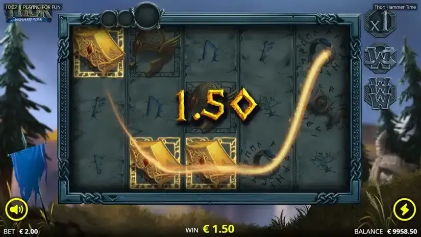 Thor Hammer Time slot screenshot 3