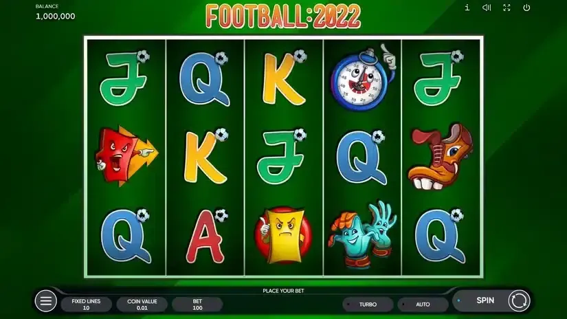 Football:2022 slot screenshot 1
