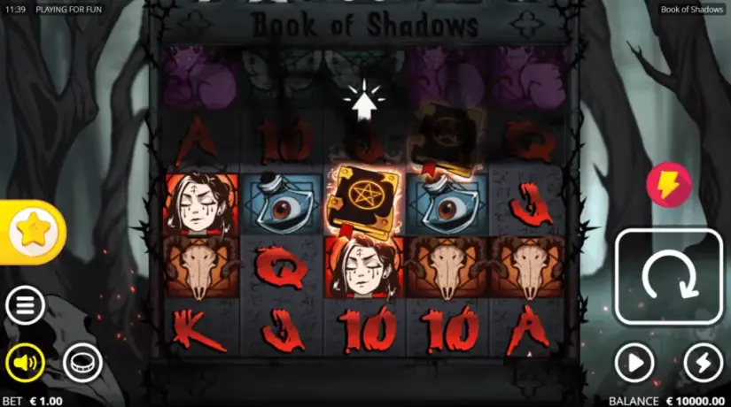 Book of Shadows slot screenshot 4