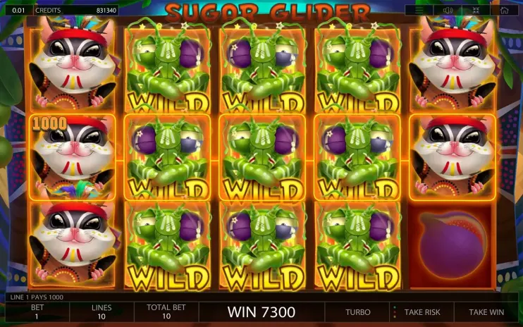 Sugar Glider slot screenshot 10