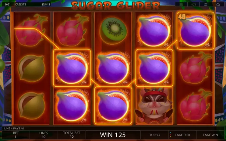 Sugar Glider slot screenshot 8