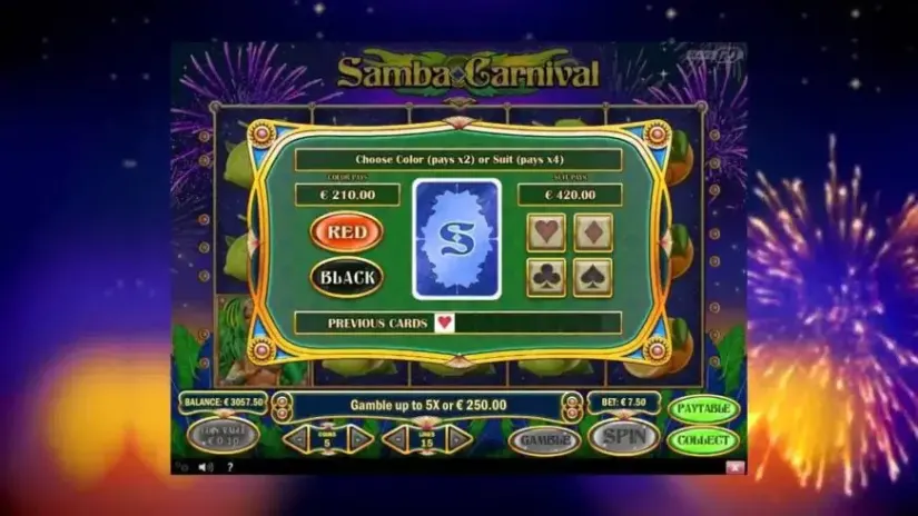 Samba Carnival slot screenshot 3