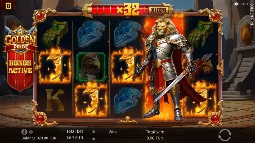 Golden Pride slot screenshot 4