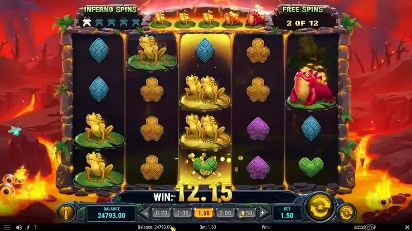 Fire Toad 2 slot screenshot 6