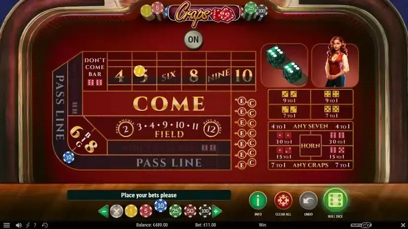 Craps slot screenshot 6