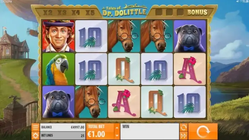 Tales of Dr Dolittle slot screenshot 