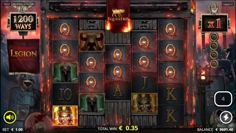 Legion X slot screenshot 4