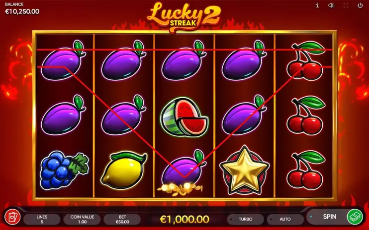 Lucky Streak 2 slot screenshot 7