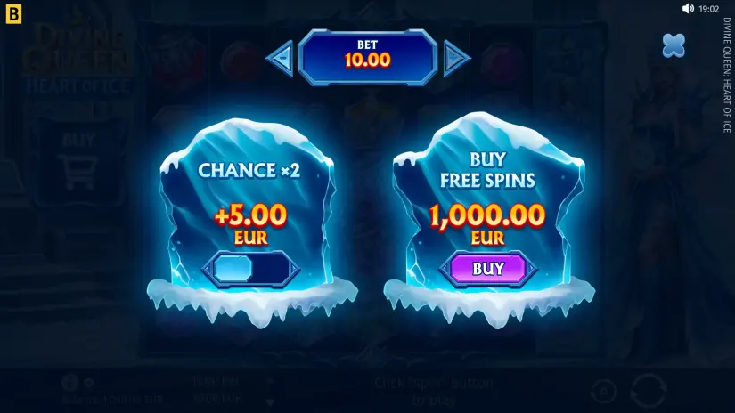 Divine Queen: Heart of Ice slot screenshot 9