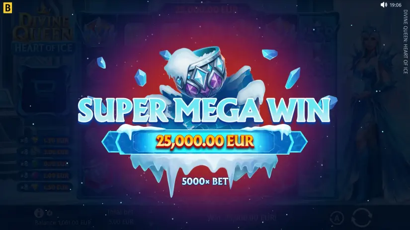 Divine Queen: Heart of Ice slot screenshot 7