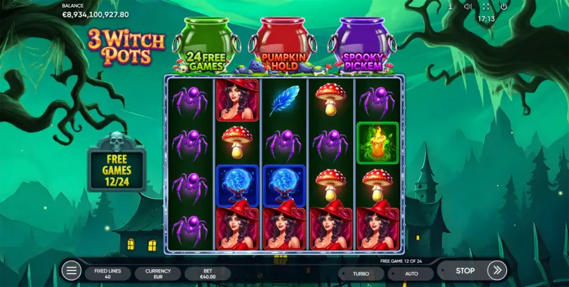3 Witch Pots slot screenshot 7