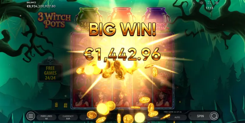 3 Witch Pots slot screenshot 8