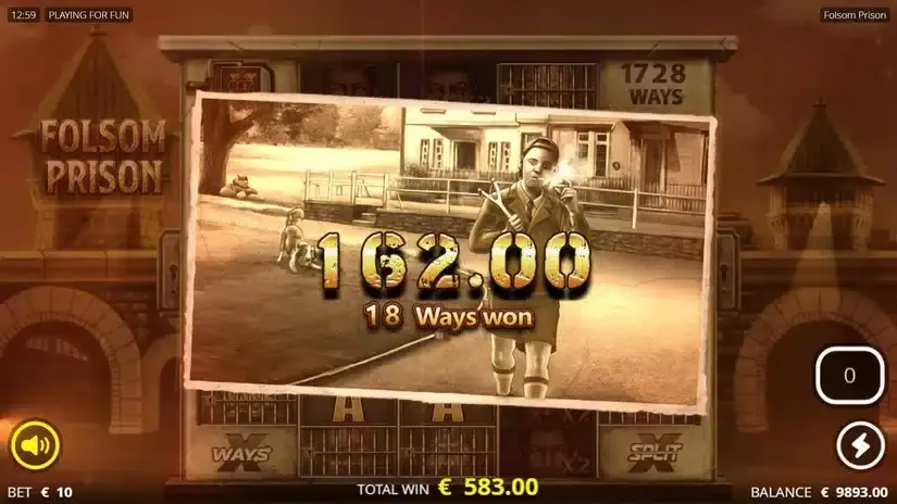 Folsom Prison slot screenshot 6