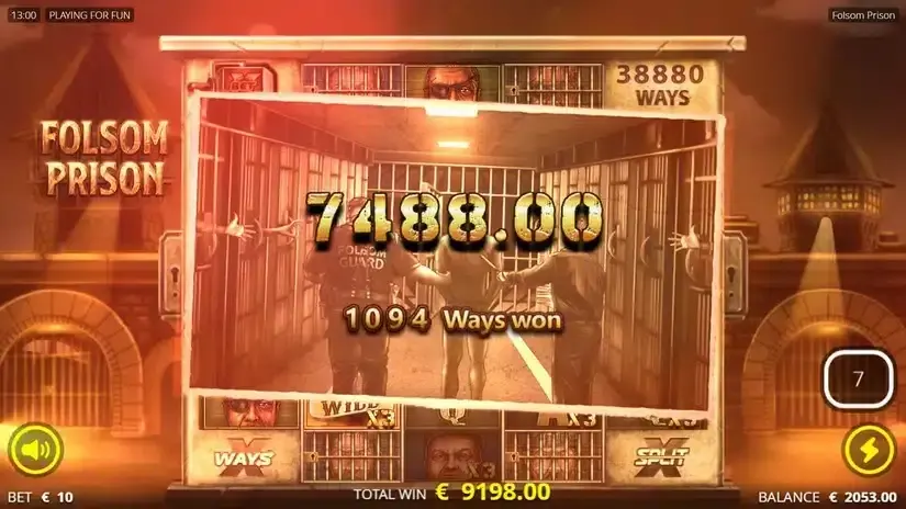 Folsom Prison slot screenshot 8