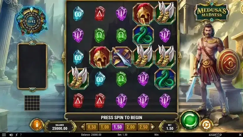 Medusa’s Madness slot screenshot 