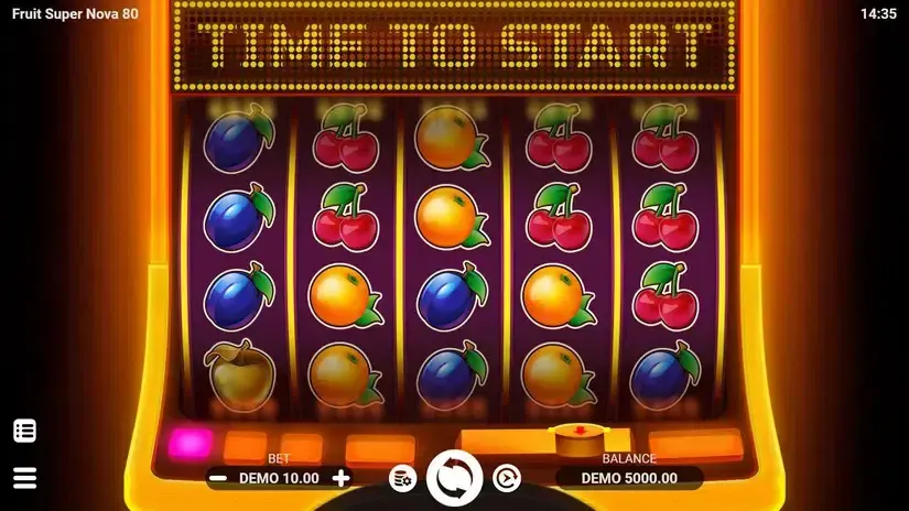 Fruit Super Nova 80 slot screenshot 