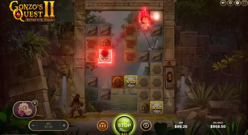 Gonzo’s Quest 2 slot screenshot 9