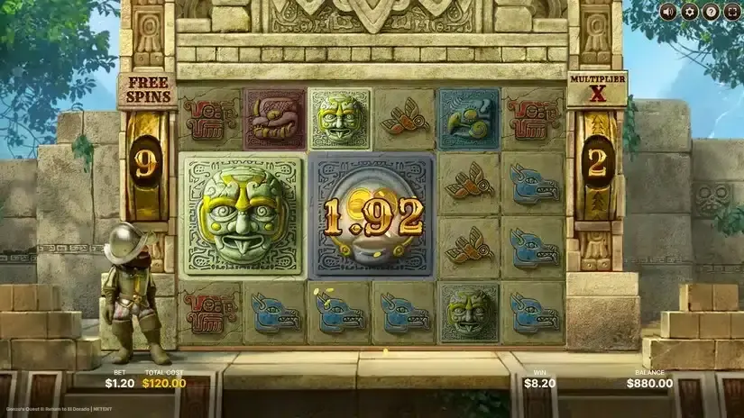 Gonzo’s Quest 2 slot screenshot 5