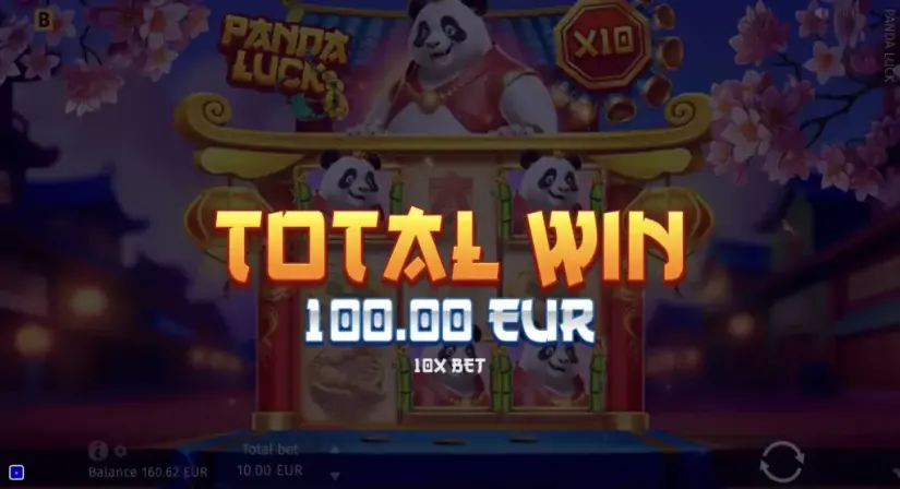 Panda Luck slot screenshot 10