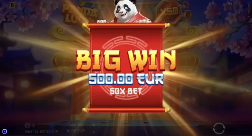 Panda Luck slot screenshot 7