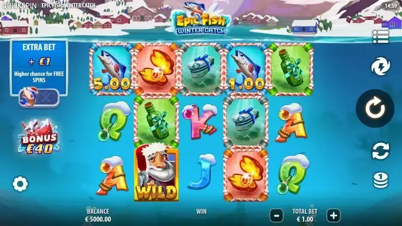 Epic Fish Winter Catch slot screenshot 