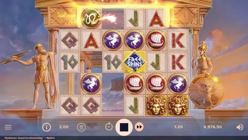 Parthenon: Quest for Immortality slot screenshot 2