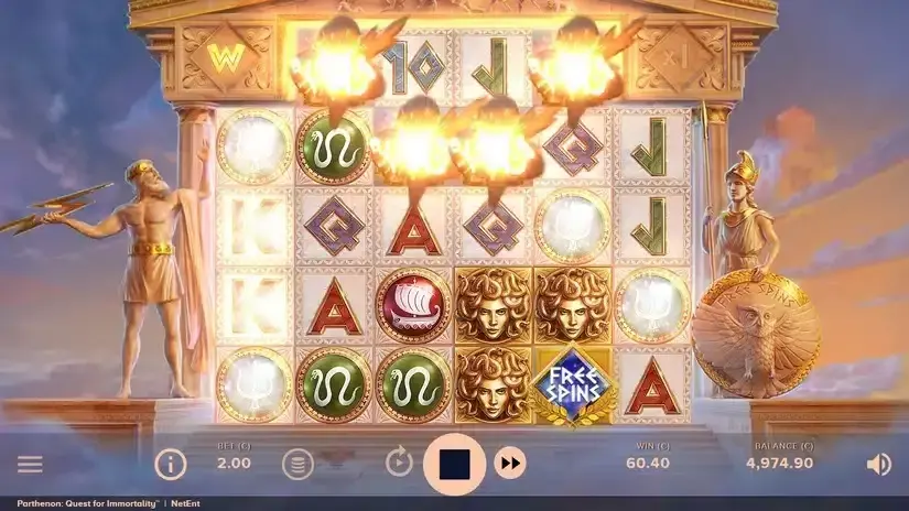 Parthenon: Quest for Immortality slot screenshot 4