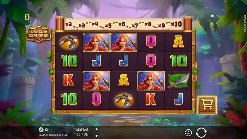 Treasure Explorer slot screenshot 