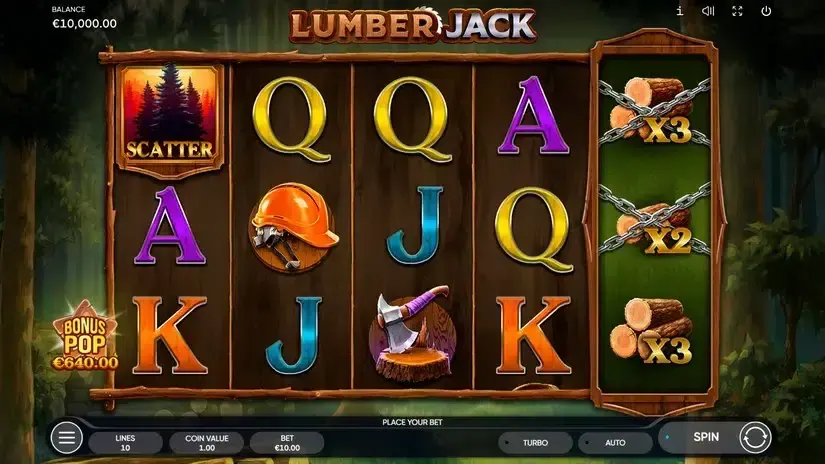 Lumber Jack slot screenshot 