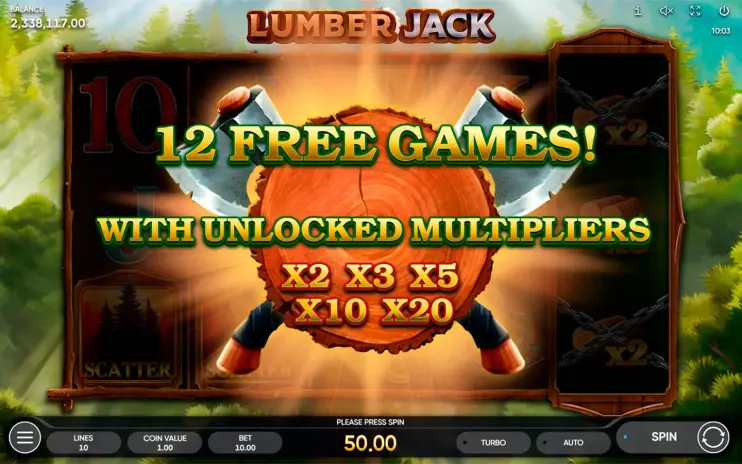 Lumber Jack slot screenshot 8