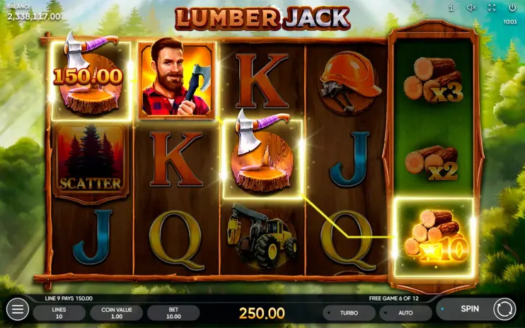 Lumber Jack slot screenshot 9