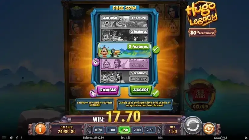 Hugo Legacy slot screenshot 7