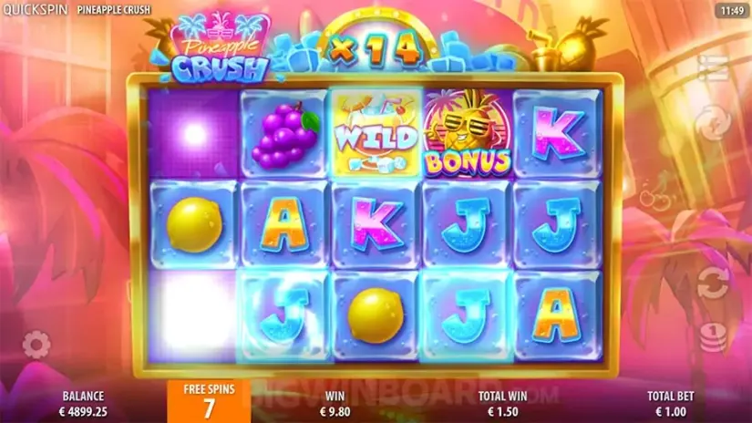 Pineapple Crush slot screenshot 8