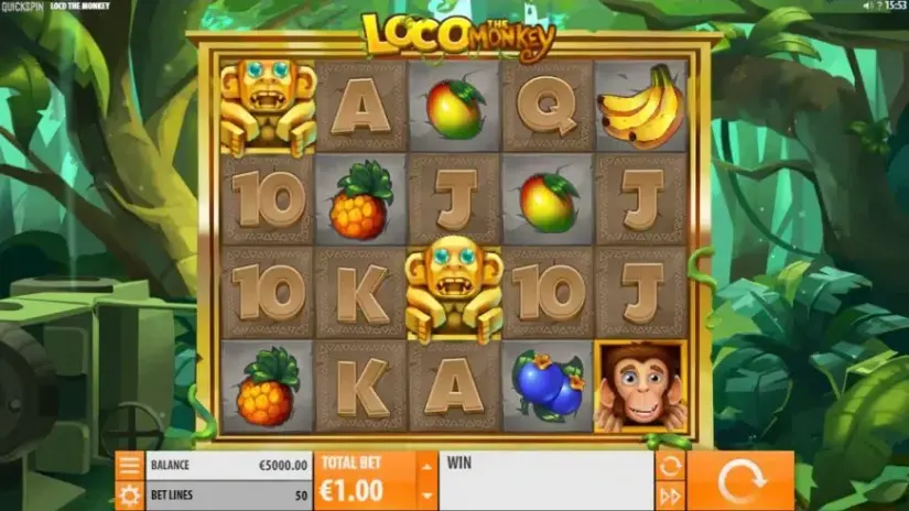 Loco the Monkey slot screenshot 