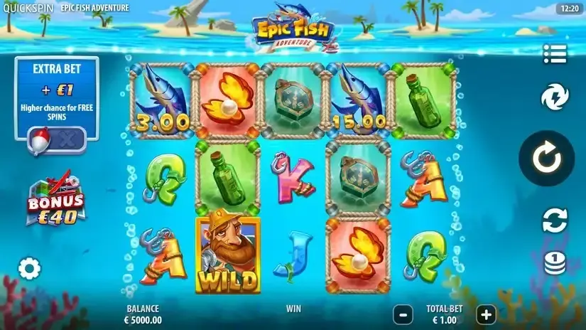 Epic Fish Adventure slot screenshot 