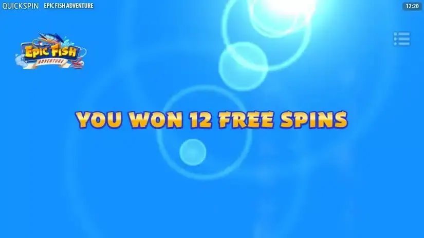 Epic Fish Adventure slot screenshot 2