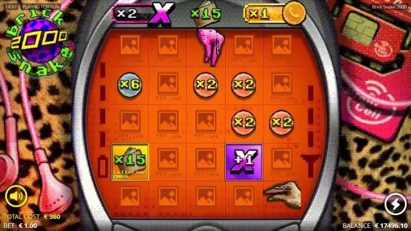 Brick Snake 2000 slot screenshot 5