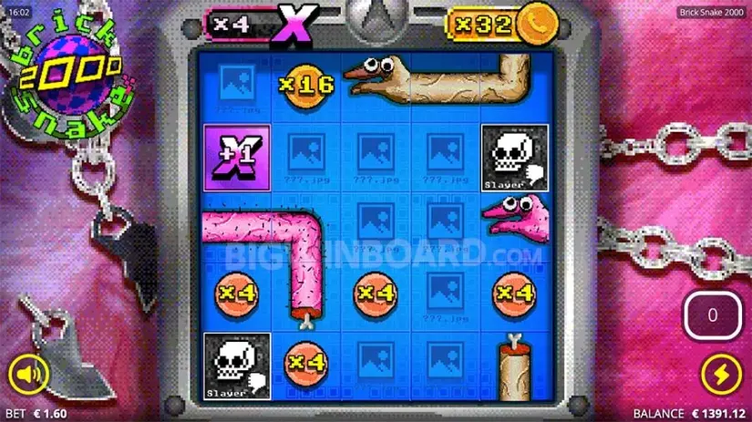 Brick Snake 2000 slot screenshot 8
