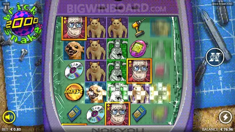 Brick Snake 2000 slot screenshot 7