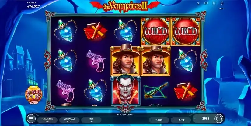 The Vampires 2 slot screenshot 1