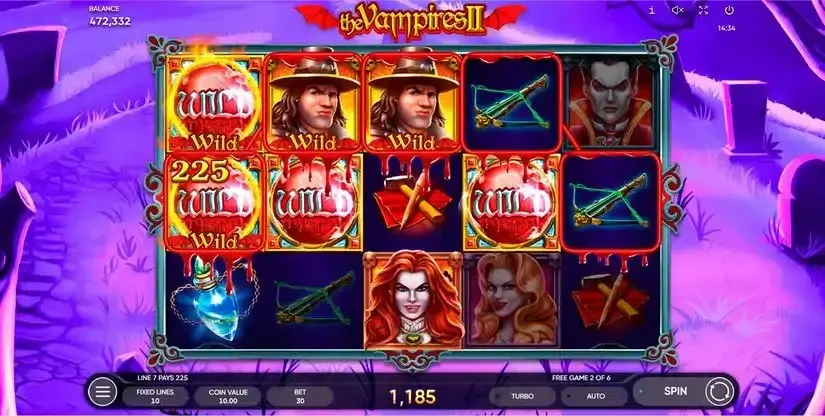 The Vampires 2 slot screenshot 6