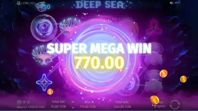 Deep Sea slot screenshot 4