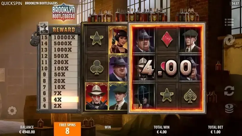 Brooklyn Bootleggers slot screenshot 4