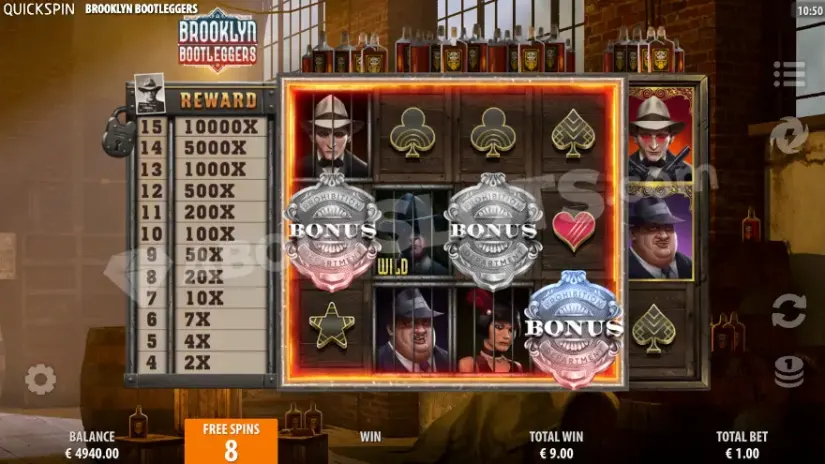 Brooklyn Bootleggers slot screenshot 7