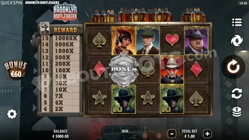 Brooklyn Bootleggers slot screenshot 5