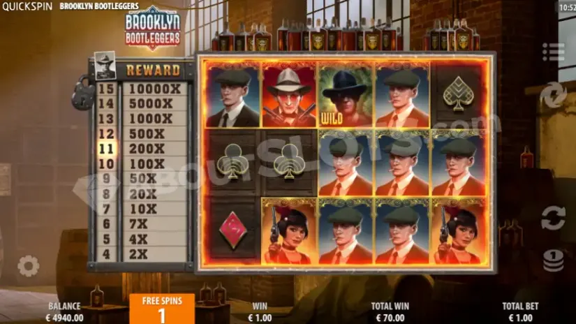 Brooklyn Bootleggers slot screenshot 6