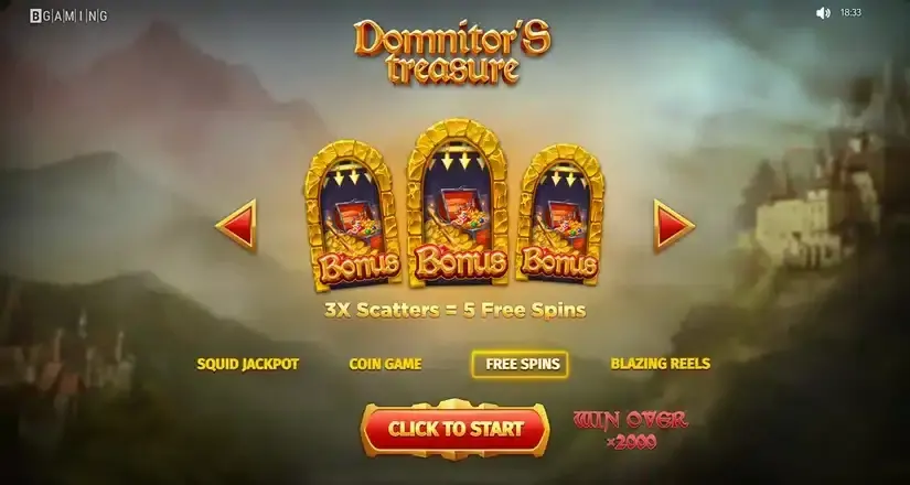 Domnitors Treasure slot screenshot 