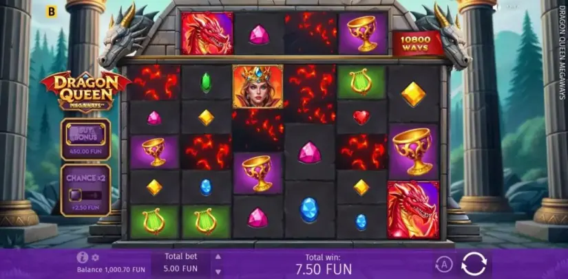 Dragon Queen MEGAWAYS slot screenshot 6