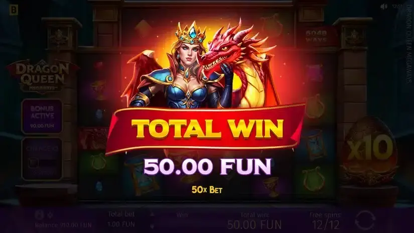 Dragon Queen MEGAWAYS slot screenshot 5